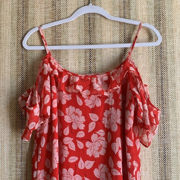 Abercrombie & Fitch Size Small Red Dress Women’s Clothing Summer Dress Fashion - Picture 2 of 4